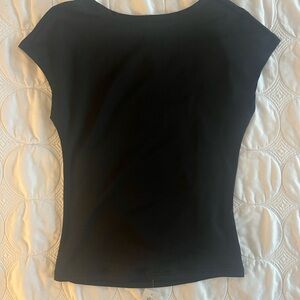 Backless Short Sleeve Women's Top